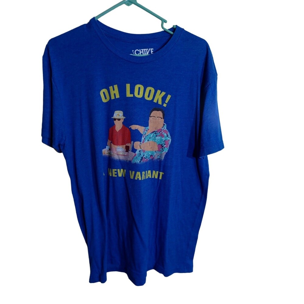 Men's Chive Tee Size Large Oh Look A New Variant Blue T-shirt